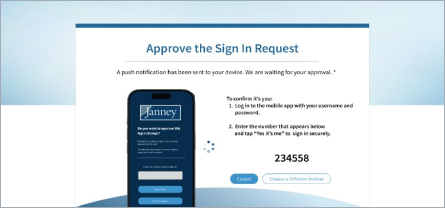 Authenticate the request from mobile device