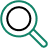 Magnifying glass icon.